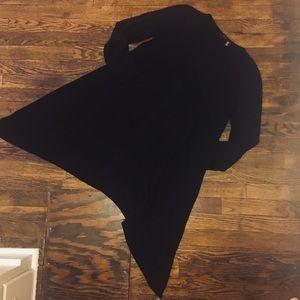 Willi Smith Long Sleeve Black Dress